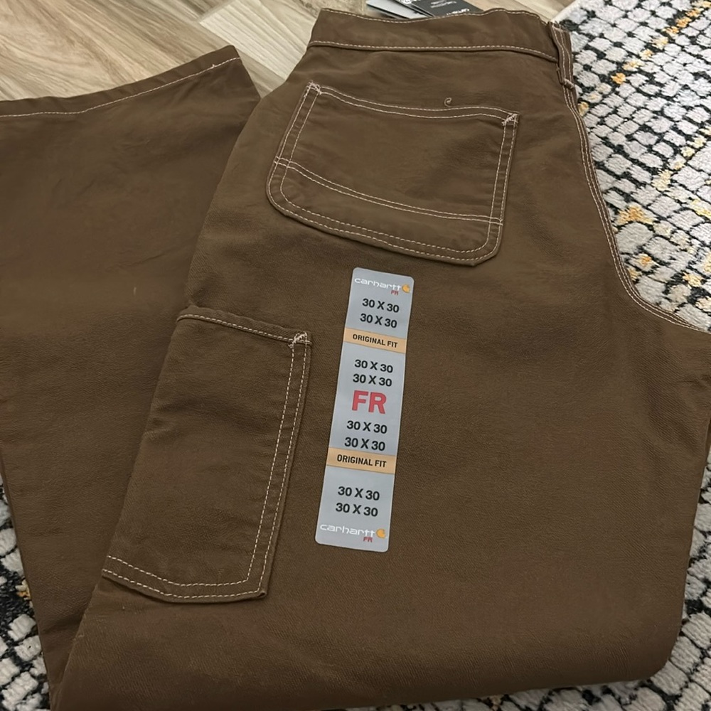 Carhartt Brown carhartt workwear carpenter pants